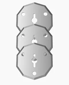 3PCS Replacement Rotary Blades for Fanttik C10 Pro Electric Scissors, Cardboard Cutter Blade Refill for Box, Cardboard, Paper, Fabric, Leather, and Thin Plastics