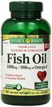 Nature's Bounty Maximum Strength Fish Oil 1400mg, 980mg Of Omega-3, 130 Softgels