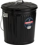 Behrens B907P Steel Black Ash Pail
