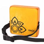 The Kandu Mashbox - is the first-ever wearable drum shaker,small Cajon designed to meet the needs of every percussionist-natural (Yellow Sahara)