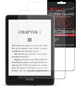 TECHGEAR 2 Pack Film de Protection pour Amazon Kindle Paperwhite 5 / Paperwhite Signature/Paperwhite Kids 6,8 pouces (2021 / 11ème Génération) Protecteur d'écran LCD complet