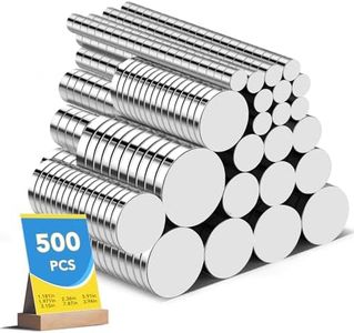 Small Magnets, 7 Different Size, Refrigerator Magnets 500Pcs Rare Earth Magnets Neodymium Magnets for Crafts, Whiteboard, Kitchen Cabinet