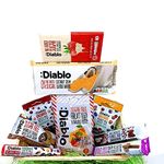 Diablo Diabetic 0 Sugar Sweets Hamper Box Sweets Chocolate Bar Bars Present Set Snack Sweet Basket