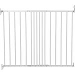 BabyDan MultiDan, Covers openings between 62.5-106.8 cm/24.6-42 inches, Extendable Stair Gate/Baby Gate/Safety Gate, Metal, White, Made in Denmark - (Pet Gate/Dog gate)