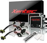 XENTEC 55W Standard Size Ballasts x 2 bundle with 2 x Xenon Bulb H4 Hi/Lo 10000K w/Hi-beam Halogen (HB2/9003 Brillant Blue) offroad