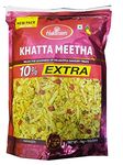 Haldiram's Delhi Khatta Meetha Mixture | Namkeen | Indian Snacks | Crunchy, Tasty and Colourful | Sweet and Sour in Taste | In- between Meals & Evening Snacks | 1100g