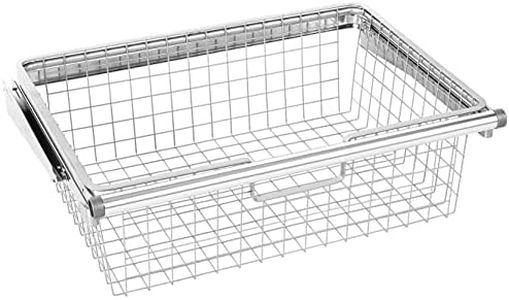 Rubbermaid 3J05 Configurations Sliding Wire Basket, Titanium(FG3J0501TITNM)