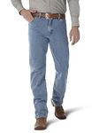 Wrangler Men's Cowboy Cut Original Fit Jean -  Blue, 34W x 32L