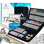 Bellofy 72 Pack Drawing Kit with 10