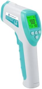 Amplim Forehead Thermometer for Adults, Kids, and Infants: No-Touch Digital Baby Thermometer, Temporal Touchless Medical Grade Newborn Thermometer, Registry Must Have for Body Fever Temperatures, Blue
