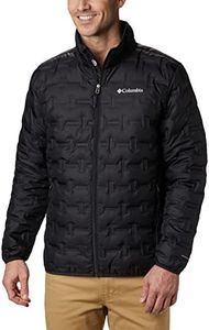 Columbia Men's Delta Ridge Down Hooded Jacket, Black, S