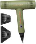 mdlondon Blow Professional Hair Dryer (Olive Green), Lightweight Hairdryer (360g), 1600W Hairdryers for Women and Men with 3M Cable and 3 Heats/Speeds - Genuine mdlondon Hair Dryers & Accessories