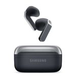 Samsung Galaxy Buds4, Wireless Bluetooth Earbuds, Real Metal Blade, 1-Way Speaker, 24-bit / 96 kHz Ultra Codec, 360 Audio, ANC, Black, 2 Year Extended Warranty (UK Version)