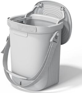 Garoopion Soft Silicone Car Trash Can 1.9 Gallon with Leakproof Design