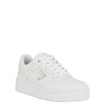 GUESS Women's Miram Sneaker, White 140, 5.5 UK