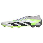 adidas Unisex Accuracy.2 Firm Ground, White/Black/Lucid Lemon, 8.5