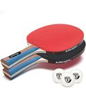 Killerspin Jetset 2 - Table Tennis Set with 2 Ping Pong Paddles and 3 Ping Pong Balls