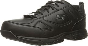 Skechers Men's Dighton Food Service Shoe, Black, 10