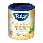 Tetley Cleanse Lemon Balm & Honey Herbal Tea - 20 Tea Bags, 40 Grams, Naturally Caffeine Free