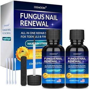 OSIMOON Toenail Fungus Treatment Extra Strength, Fungus Treatment for Toenails and Fingernails with Natural Oils, Toe Nail Fungus Treatment for Men and Women 2pcs., Blue