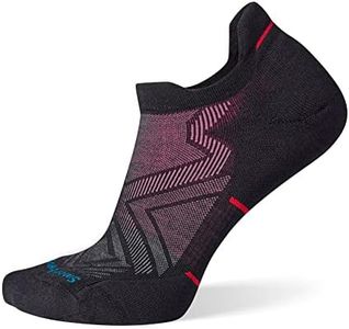 Smartwool Women's Run Targeted Cushion Low Ankle Socks, Black, Medium