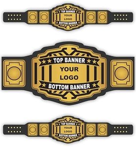 HANDSY Custom Championship Belt Wrestling Belt Fully Personalized for All Sports - Custom Wrestling Championship Belt