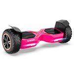 Gotrax Hoverboard with 8.5" Offroad Tires, 12km/h & 12km, UL2272 Certified, Dual 250W Motor and 144Wh Battery All Terrain Self Balancing Scooters for 44-220lbs Kids Adults, Pink