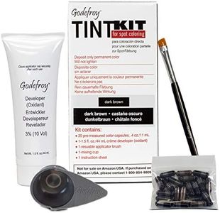 Godefroy Tint Kit Dark Brown Eyebrow and Beard Dye for Professionals