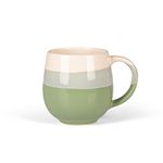 U & U UNIQUE UTILITIES Ceramic Coffee Mug Milk Cup for Home & Office Gift - 450 ML (Olive Green)