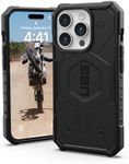 URBAN ARMOR GEAR UAG [Updated Ver] Compatible with iPhone 15 Pro Case 6.1" Pathfinder Black Built-in Magnet Compatible with MagSafe Charging Rugged Military Grade Dropproof Protective Cover