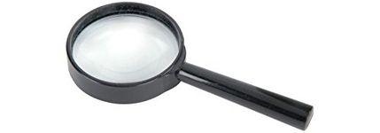 Mercury | Handheld Magnifying Glass | 6 x Magnification, Black