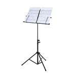 FiNeWaY@New Heavy Duty Orchestral Sheet Music Stand Holder Tripod Base Height Adjustable With Carry Bag