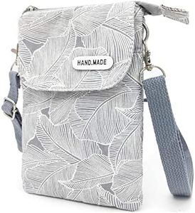 Vulevirtue Bolsitos para Moviles,Bandolera Pequeña Mujer de Nailon, Carteras para Mujer, Bolsa Compacta para Teléfono,Bolso Telefono Movil Mujer,Mini Bandolera