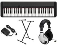 Casio CT-S1 Premium Keyboard Pack with Stand, AC Adapter and Headphones, Black