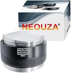 NEOUZA 58mm Coffee Distributor & Tamper 2 in 1,Dual Head Coffee Leveler Fits for E61 Group Machines Portafilter, Adjustable Depth- Professional Espresso Hand Tampers