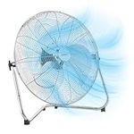 VonHaus Floor Fan 20" – 3 Speeds, Stand Included, 180° Tilt, Portable, Quiet Operation, 3 Blades, 1.5m Cable – Cooling Fan for Home, Office, Living Room, Bedroom, Garage, Workshop, Gym