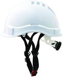 Pro Choice Safety Gear v6 hard hat vented micro peak linesman ratchet harness - white