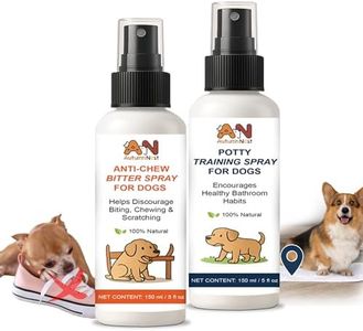 AutumnNest Dog Behavior Training Kit – 2-Pack No Chew Spray + Potty Training Spray – 2×150ml Behavior Correction Set for Puppies & Adult Dogs – Safe & Natural Indoor/Outdoor Training Aid