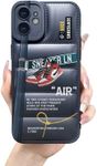 Ins Hot Sports Shoes Brand Puffer Phone Case Compatible with Cool iPhone 11 Case 6.1", Street Boy Sneakers Aesthetic Graphics Soft Silicone Rubber Shockproof Full Body Drop Protection Cover