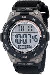 Armitron Sport Men's 40/8330BLK Brown Accented Digital Chronograph Black Nylon Strap Watch