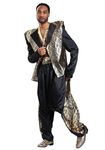 Men's Can't Touch This Pop Star Costume Medium Black