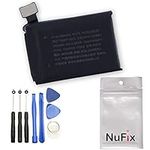 NuFix Battery Replacement A1875 for Apple Watch Series 3 42mm A1859 GPS 342mAh with Tools