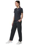 KNYA Ecoflex Women's Scrub suit | 5 Pocket | 4 Way stretch | Athleisure Work Wear |For Doctors(M, Steel Grey)