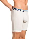 Obviously EveryMan - Boxer Brief 6 Inch Leg, White, X-Large