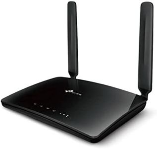 TP-Link TL-MR6400 300 Mbps 4G Mobile Wi-Fi Router, SIM Slot Unlocked, No Configuration Required, Removable External Wi-Fi Antennas, UK Plug, Black (UK Version)