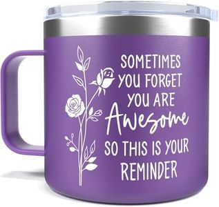 Inspirational Birthday Gifts for Women Who Have Everything, Halloween Thanksgiving Gift for Mom from Daughter You Are Awesome Friend Gift for Women Sister Coworker Teacher 14oz Mug Get Well Soon Gifts