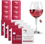 32 PCS Wine Filters, Wine Lovers Party No More Wine Headaches, The Wand Wine Purifier, Wine Filters for Histamines and Sulfite Gifts Accessories for Red Wine