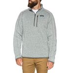 Patagonia Men's M's Better Sweater 1/4 Zip Sweatshirt, Stonewash, L