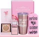 MUJUZE Women Gift Set, Birthday Gifts for Women, Gift Sets for Women with 20oz Coffee Tumbler, Coffret Cadeau Femme Unique Gifts for Friend Sister Wife Girlfriend Coworker, Gift for Her