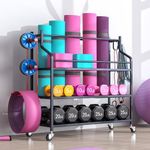 Azheruol Yoga Mat Storage Rack Cart